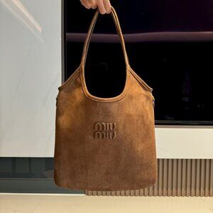 Miu Miu Women Bag Shoulder Bag Handbag Crossbody Bags Linen Blend